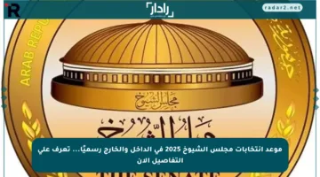 موعد انتخابات مجلس الشيوخ 2025 في الداخل والخارج رسميًا… تعرف على التفاصيل الآن